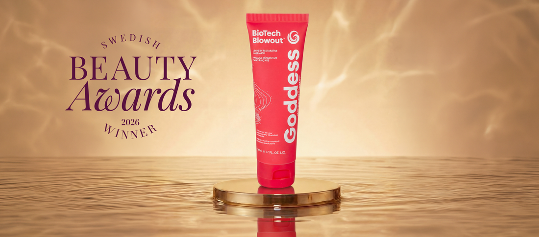 Goddess Blowout Leave-In Restorative Hair Mask utsedd till vinnare på Swedish Beauty Awards